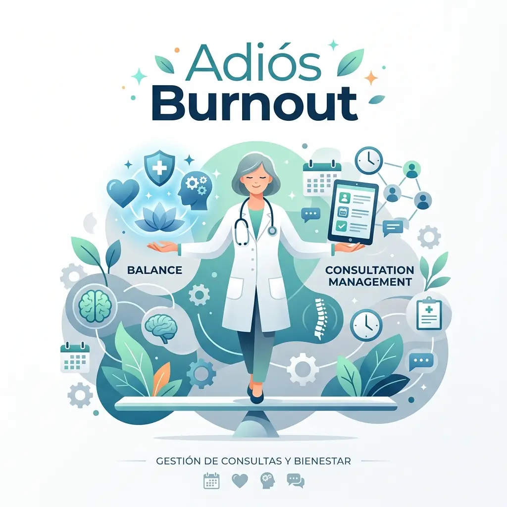 Cómo evitar el burnout médico mejorando la gestión de consultas